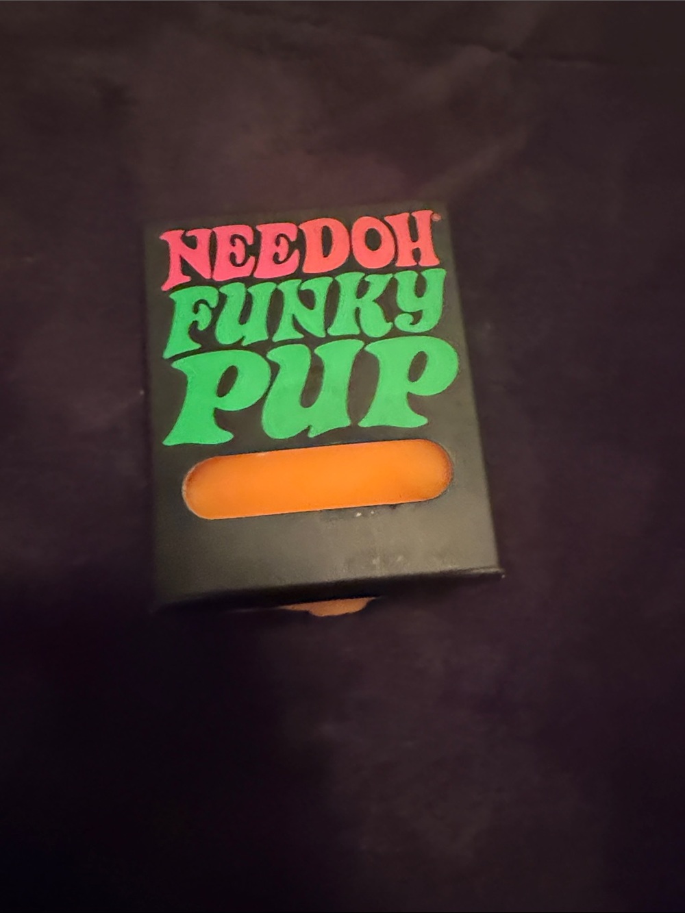 Needoh Funky Pup Kids Sensory Toy - Orange NIOP